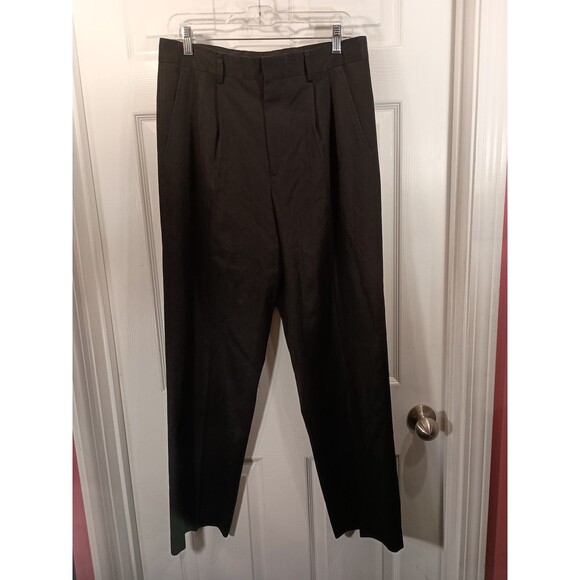 Knightsbridge Trouser Pants Size 32X32 Black - Picture 2 of 8